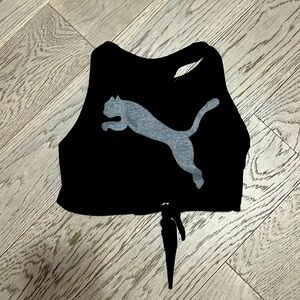 Black Puma sports bra